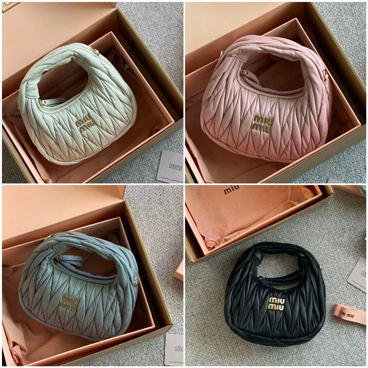 Miu Miu — Quilted hobo bag